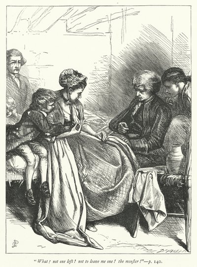 Ilustracja do Wikariusza z Wakefield (grafika) autorstwa George John Pinwell