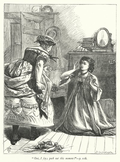 Ilustracja do Wikariusza z Wakefield (grafika) autorstwa George John Pinwell