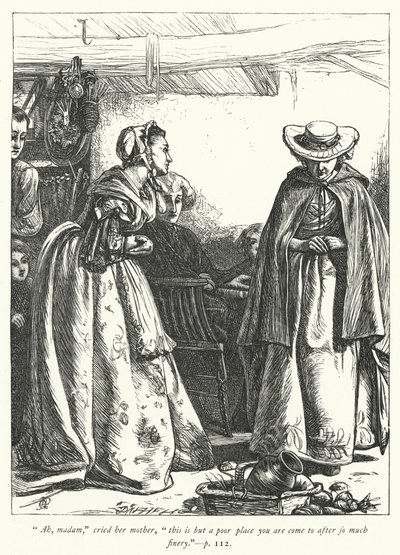 Ilustracja do Wikariusza z Wakefield (grafika) autorstwa George John Pinwell