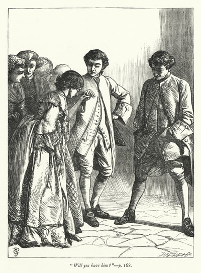 Ilustracja do Wikariusza z Wakefield (grafika) autorstwa George John Pinwell