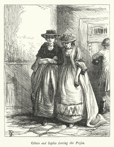Ilustracja do Wikariusza z Wakefield (grafika) autorstwa George John Pinwell