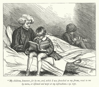 Ilustracja do Wikariusza z Wakefield (grafika) autorstwa George John Pinwell