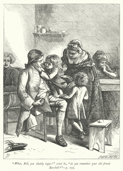Ilustracja do Wikariusza z Wakefield (grafika) autorstwa George John Pinwell
