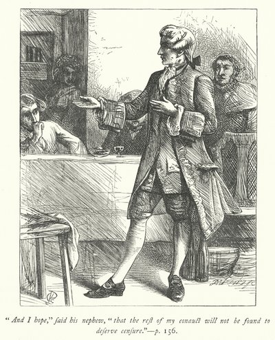 Ilustracja do Wikariusza z Wakefield (grafika) autorstwa George John Pinwell