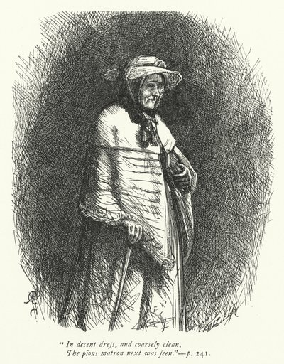 Ilustracja do Threnodia Augustalis (rycina) autorstwa George John Pinwell