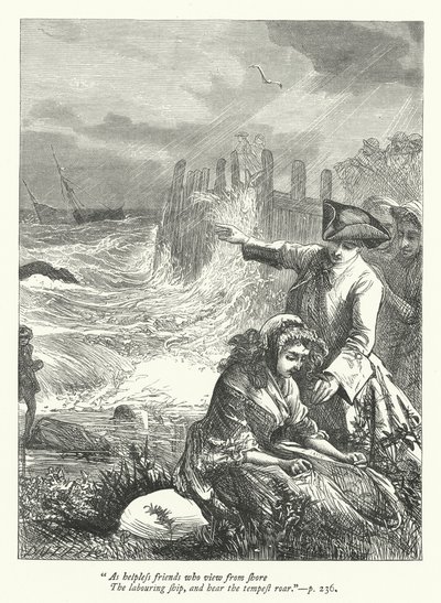 Ilustracja do Threnodia Augustalis (rycina) autorstwa George John Pinwell
