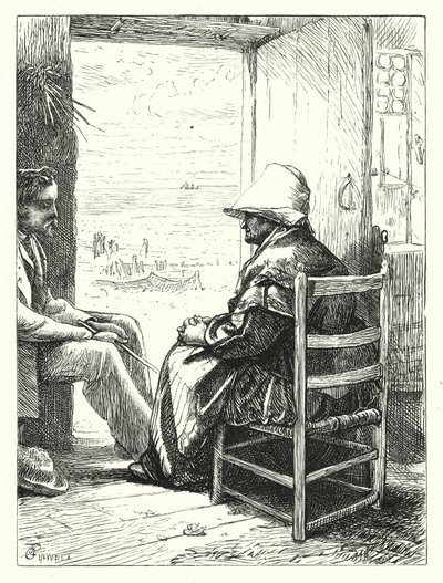 Heksametry nadmorskie (grawerowanie) autorstwa George John Pinwell