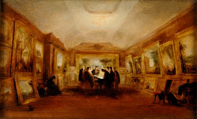 Ciało Turnera leżące w stanie, 29 grudnia 1851, po 1851 autorstwa George Jones