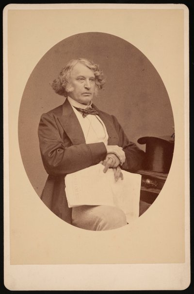 Portret Charlesa Sumnera 1811-1874, przed 1874. autorstwa George K Warren