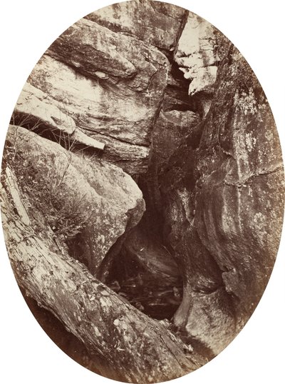 Wodospad w pobliżu Williams College, ok. godz. 1870. autorstwa George K Warren