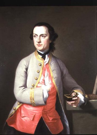 Portret młodego mężczyzny autorstwa George Knapton