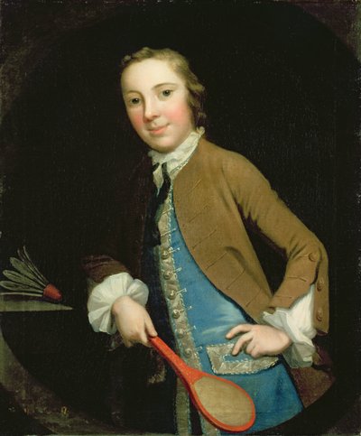 Portret mistrza Francisa Barrella, lata 1750 autorstwa George Knapton