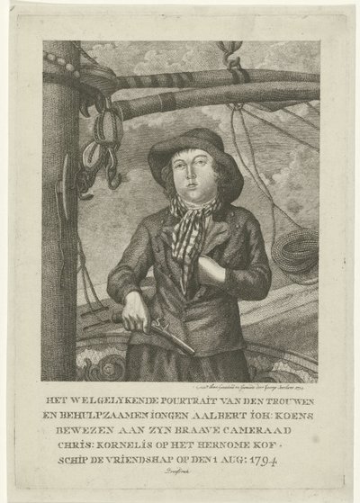 Portret Aalberta Joha. Koens autorstwa George Kockers