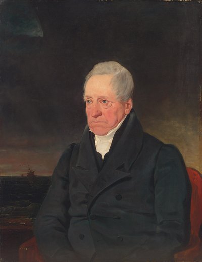 Portret Williama Curlinga, Esq., 1828 autorstwa George Lance