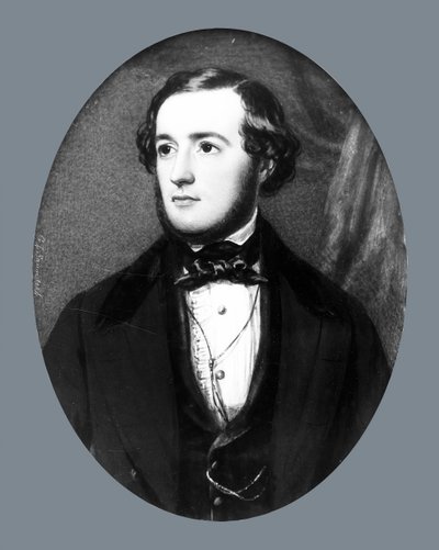 Portret dżentelmena, ca. 1845-1850. autorstwa George Lethbridge Saunders