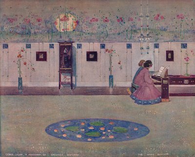 Biały buduar, ok. 1905 r. autorstwa George Logan