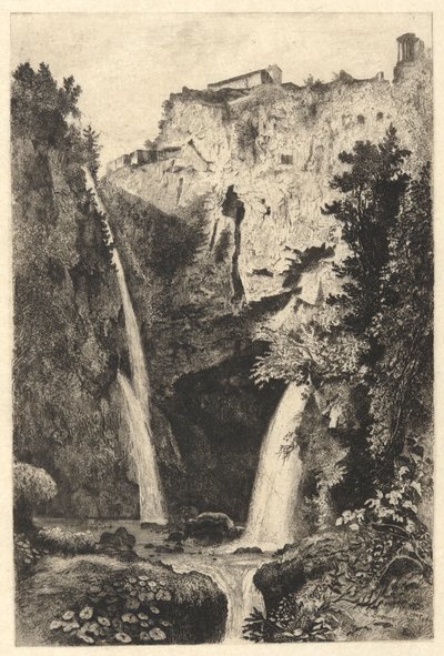 Upadki Tivoli autorstwa George Loring Brown