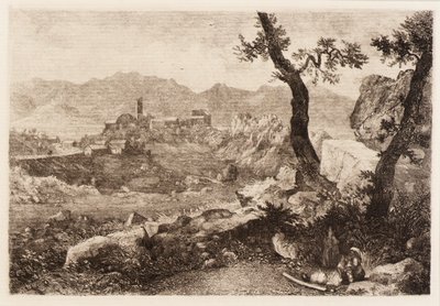 Widok w pobliżu Rzymu autorstwa George Loring Brown