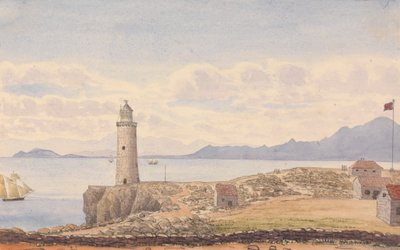 Latarnia morska Europa, Ceuta, Hiszpania autorstwa George Lothian Hall