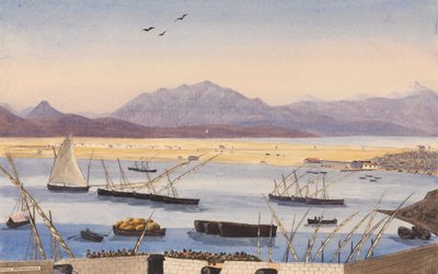 Część Zatoki Gibraltarskiej, Linie Hiszpańskie autorstwa George Lothian Hall
