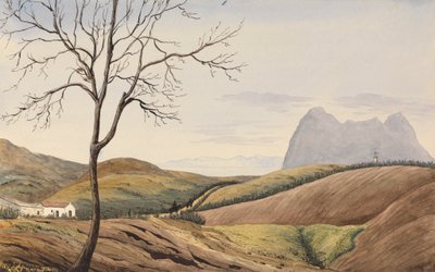 Skała Gibraltarska z Alameida w San Roque autorstwa George Lothian Hall
