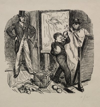 Czajnik w Mayfair, 1862. autorstwa George Louis Palmella Busson Du Maurier