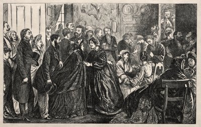 Czajnik w Mayfair, 1862. autorstwa George Louis Palmella Busson Du Maurier