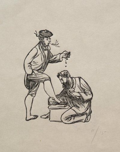 Filozofia domowa, 1863. autorstwa George Louis Palmella Busson Du Maurier