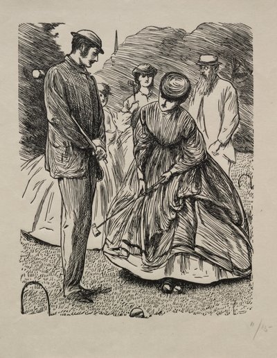 Jak nie grać w tę grę, 1865. autorstwa George Louis Palmella Busson Du Maurier