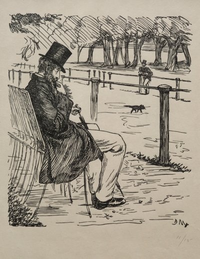Ostatni z baronów, 1855. autorstwa George Louis Palmella Busson Du Maurier
