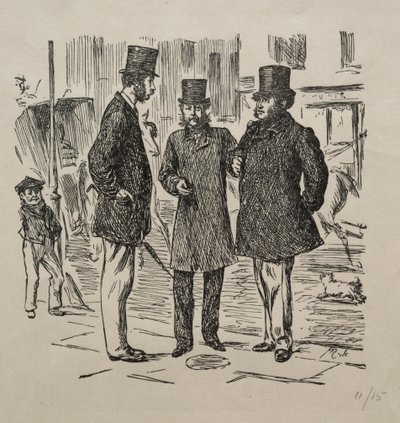 Mała chwila przed wprowadzeniem autorstwa George Louis Palmella Busson Du Maurier