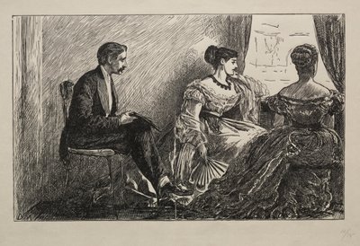 Biała Kamelia autorstwa George Louis Palmella Busson Du Maurier