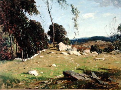 Światło i cienie (olej na płótnie) autorstwa George M. Bruestle