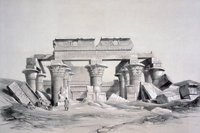 Koom-Ombos, Egipt, 1843 autorstwa George Moore
