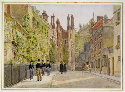 Keats Lane, Eton College, 1895 (wc) autorstwa George Moore Henton