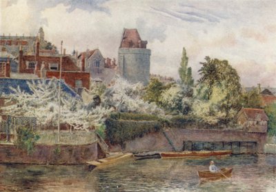 Riverside Gardens (druk kolorowy) autorstwa George Moore Henton