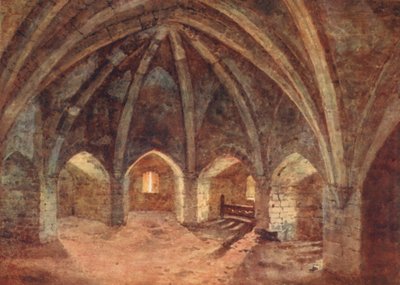 Krypta Wieży Zegarowej (kolorowa litografia) autorstwa George Moore Henton
