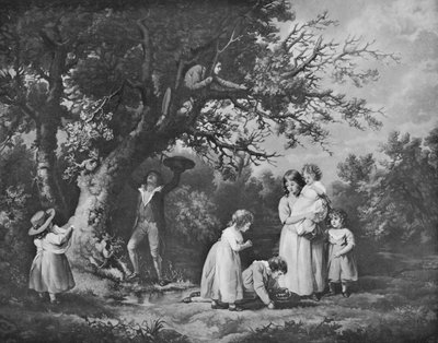 Ptasie gniazdowanie dzieci, 1789, 1912 autorstwa George Morland