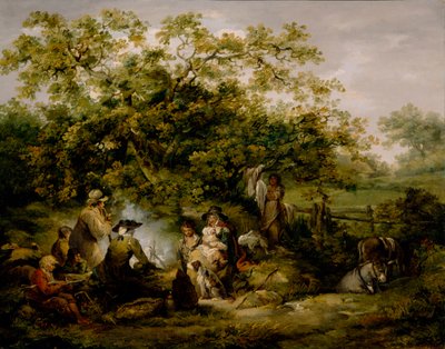 Cygańskie obozowisko autorstwa George Morland