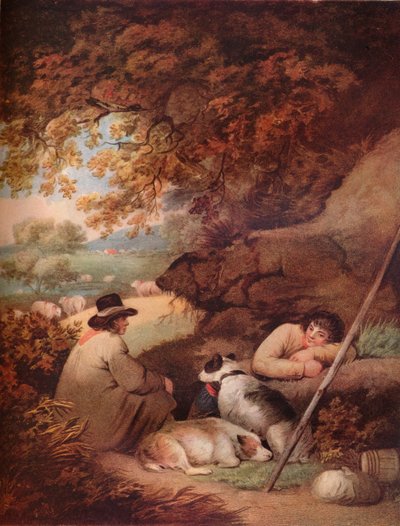Odpoczynek pasterzy, XVIII w., 1919 autorstwa George Morland