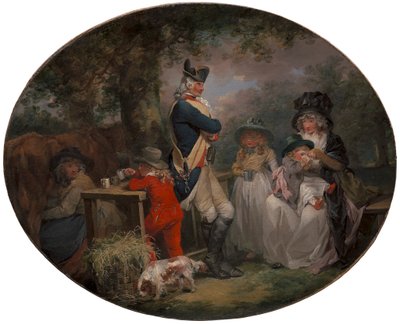 Park św. Jakuba autorstwa George Morland