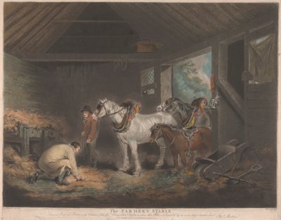 Stajnia Farmera autorstwa George Morland
