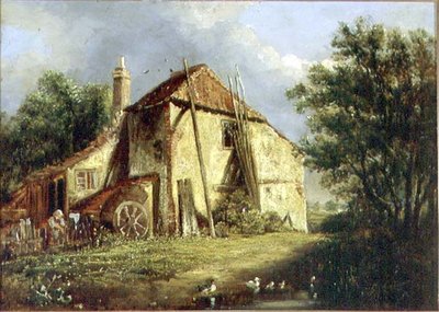 Stara Zagroda (olej na płótnie) autorstwa George Morland