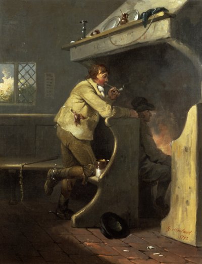 Nieznany obraz autorstwa George Morland
