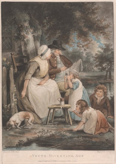 Wiek rozpraszania młodzieży autorstwa George Morland