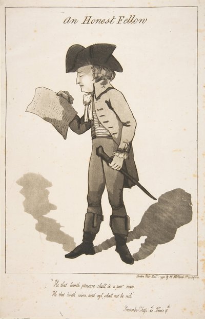 Uczciwy współpracownik, 1 grudnia 1790 r. autorstwa George Moutard Woodward