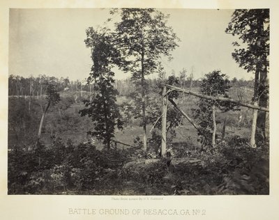 Battle Ground of Resacca, GA, nr 2 autorstwa George N. Barnard