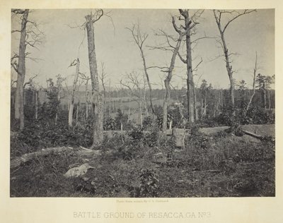 Battle Ground of Resacca, GA, nr 3 autorstwa George N. Barnard