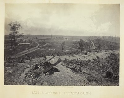 Battle Ground of Resacca, GA, nr 4 autorstwa George N. Barnard