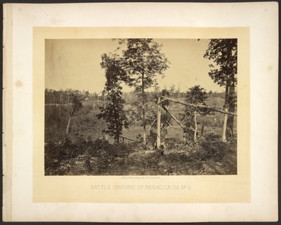 Battle Ground of Resacca, Ga. Nr 2 autorstwa George N. Barnard